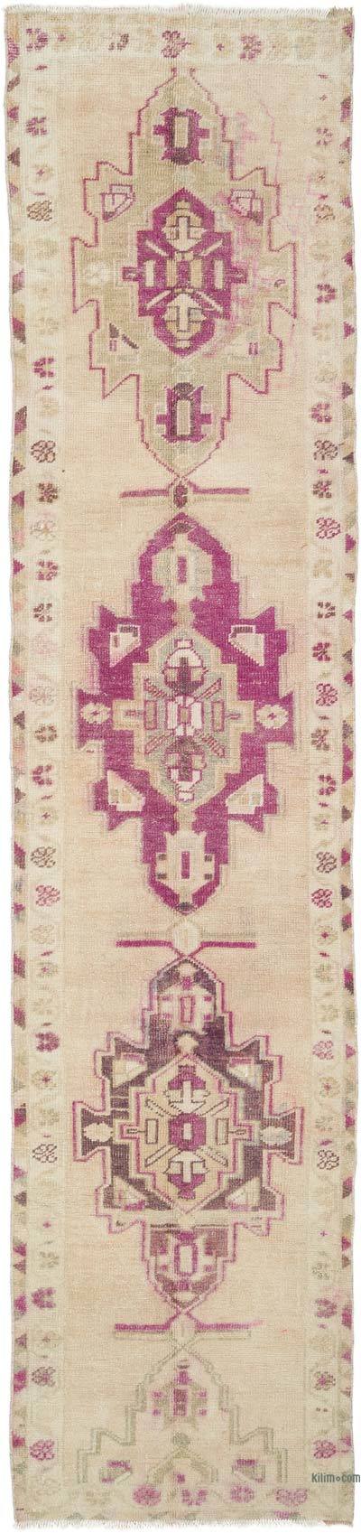 Vintage Tribal Runner Rug - 2' 10" x 12' 2" (34" x 146")