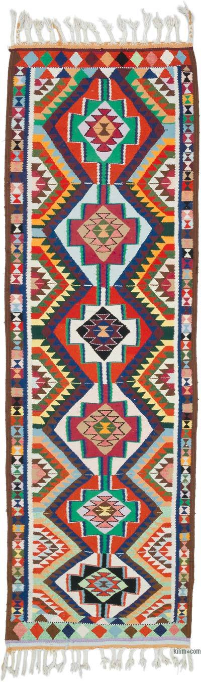 Alfombra Kilim Tribal Vintage - 95 cm x 300 cm