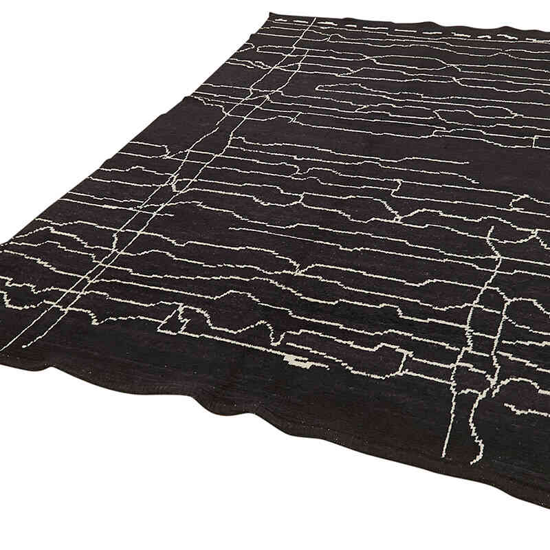 New Moroccan Style Hand-Knotted Tulu Rug - 6' 3" x 10' 2" (75" x 122") - K0057493