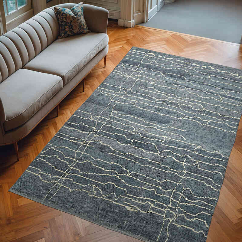 Yeni Fas Stili El Dokuma Tulu - 200 cm x 300 cm - K0057495