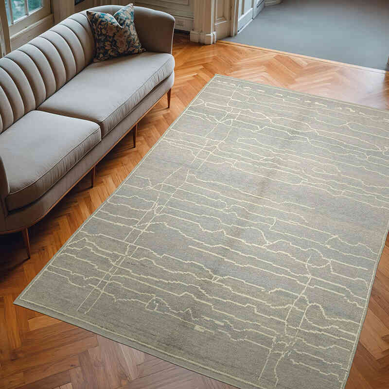 Yeni Fas Stili El Dokuma Tulu - 200 cm x 291 cm - K0057502