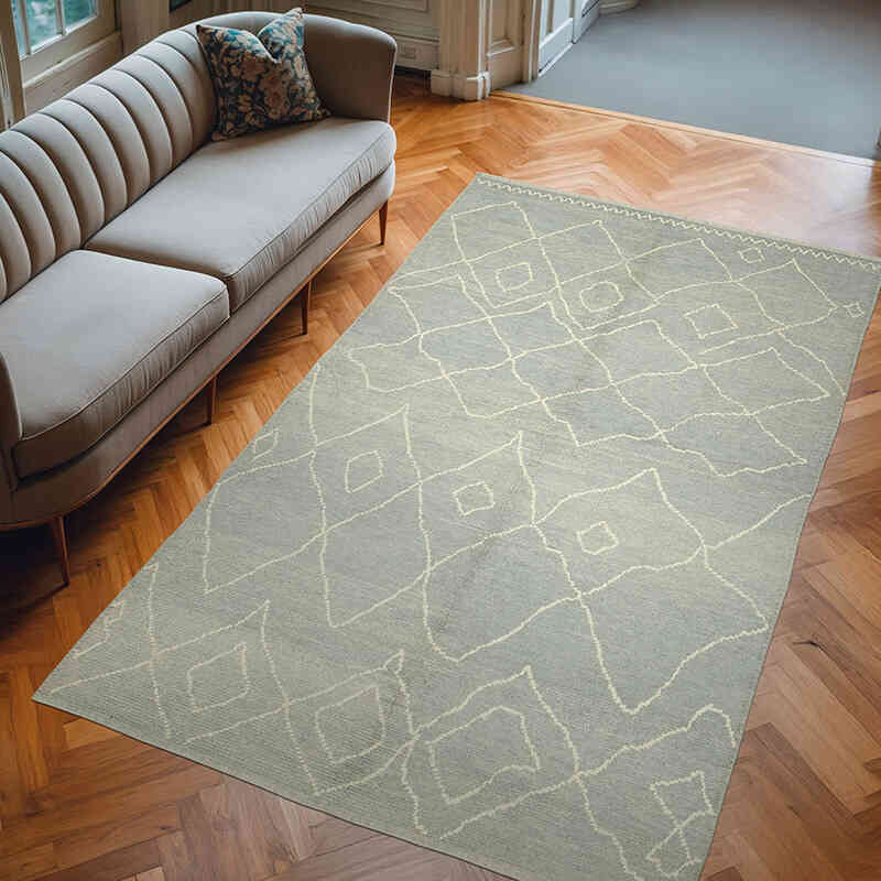 Yeni Fas Stili El Dokuma Tulu - 184 cm x 304 cm - K0057503