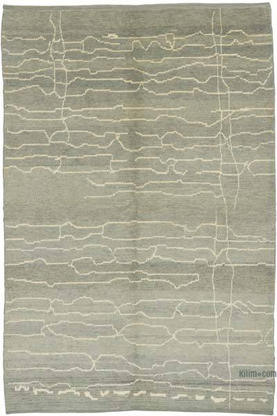 New Moroccan Style Hand-Knotted Tulu Rug - 6' 9" x 10'  (81" x 120")