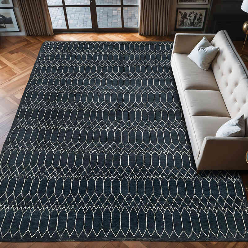Yeni Fas Stili El Dokuma Tulu - 283 cm x 374 cm - K0057527