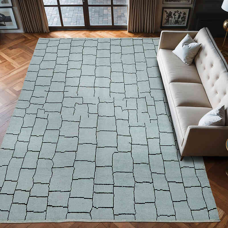 Yeni Fas Stili El Dokuma Tulu - 257 cm x 391 cm - K0057530