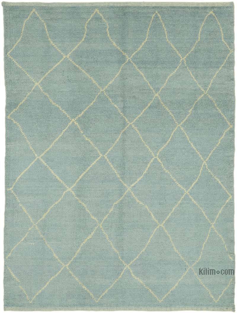 New Moroccan Style Hand-Knotted Tulu Rug - 5' 8" x 7' 3" (68" x 87") - K0057533