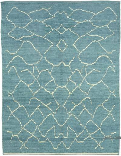 New Moroccan Style Hand-Knotted Tulu Rug - 5' 7" x 7' 4" (67" x 88")
