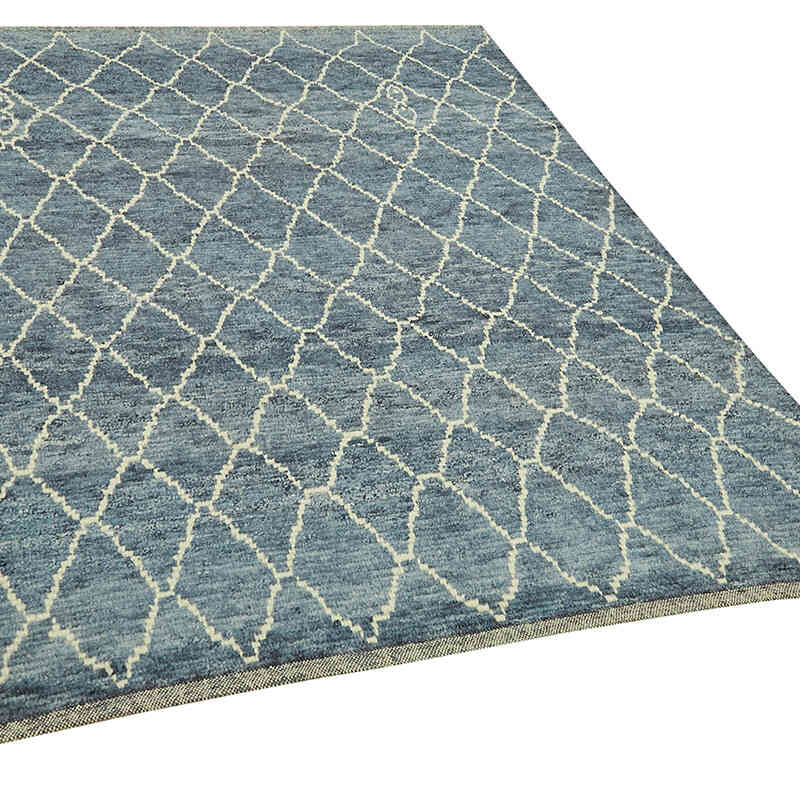 New Moroccan Style Hand-Knotted Tulu Rug - 5' 8" x 7' 5" (68" x 89") - K0057539