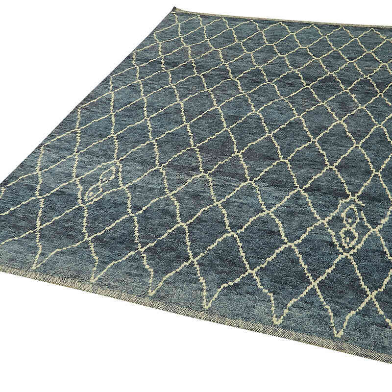 New Moroccan Style Hand-Knotted Tulu Rug - 5' 8" x 7' 5" (68" x 89") - K0057539