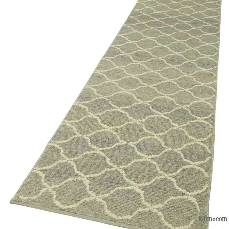 New Moroccan Style Hand-Knotted Tulu Runner - 2' 10" x 12' 6" (34" x 150") - K0057561
