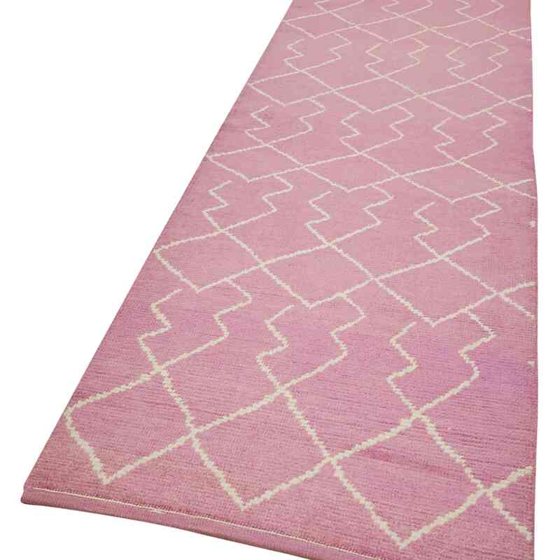 Nueva alfombra de corredor de estilo marroquí - 93 cm x 370 cm - K0057567