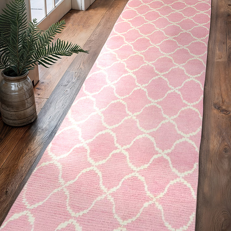 New Moroccan Style Hand-Knotted Tulu Runner - 2' 11" x 11' 10" (35" x 142") - K0057572