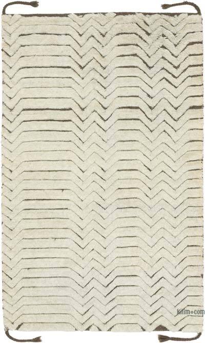New Hand-Knotted Rug - 3'  x 4' 10" (36" x 58")