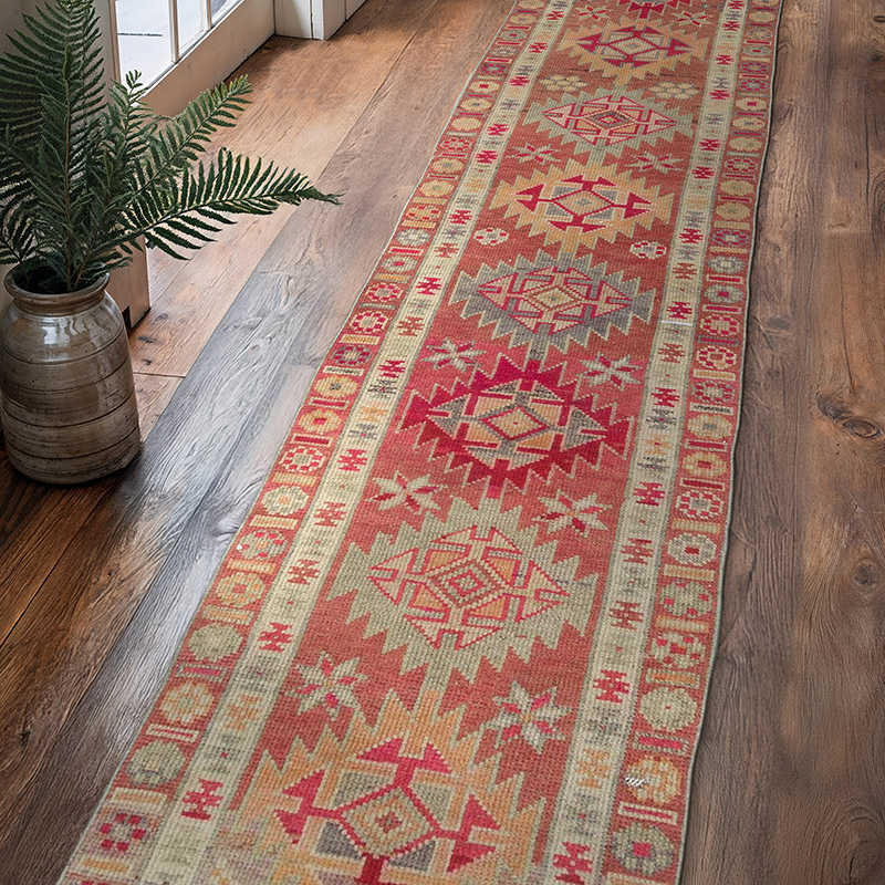 Vintage Anadolu Yolluk - 80 cm x 408 cm - K0057627