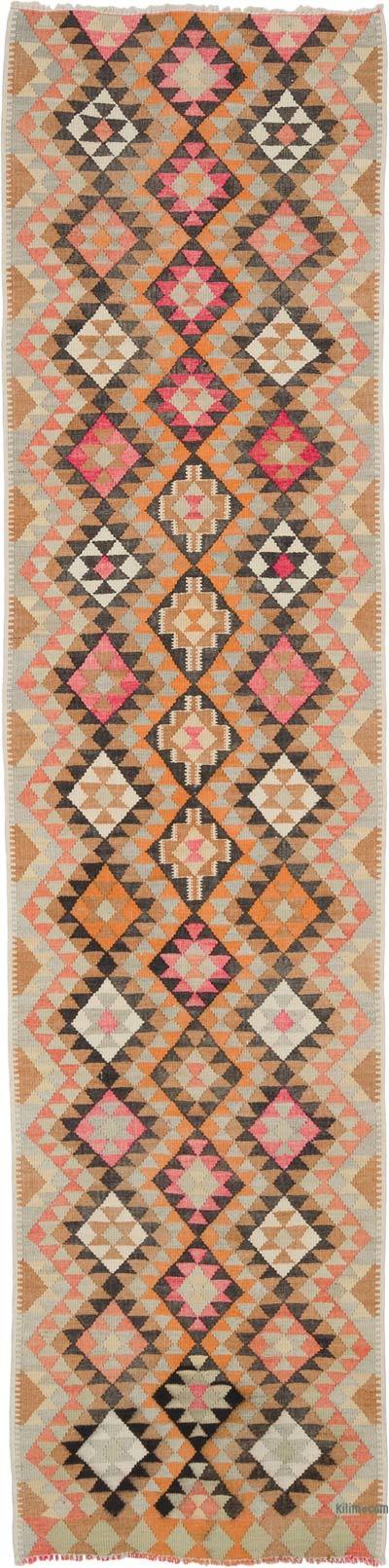 Vintage Anadolu Kilim Yolluk - 78 cm x 315 cm