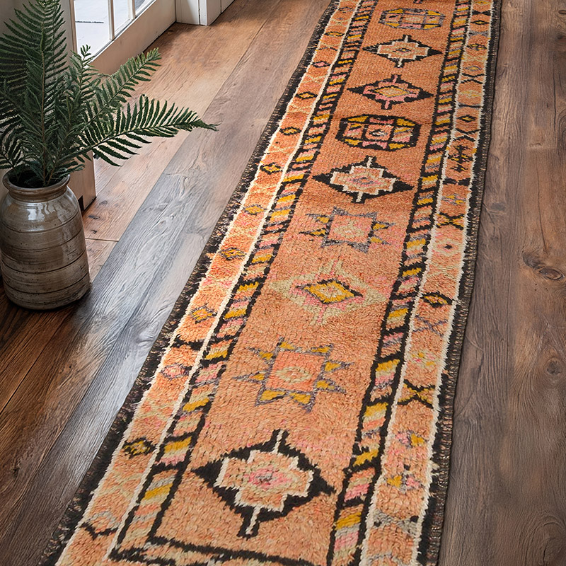 Vintage Anadolu Yolluk - 82 cm x 382 cm - K0057658