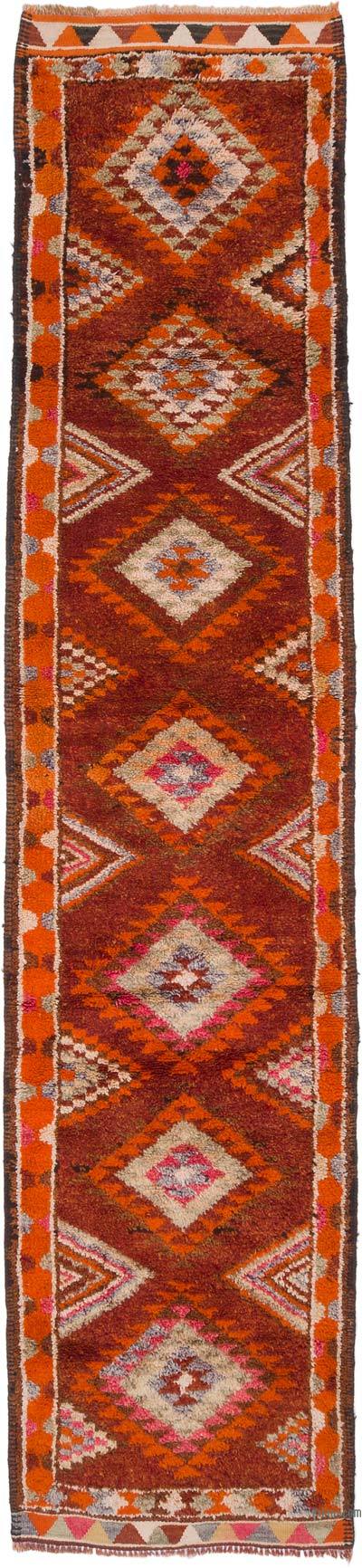 Vintage Anadolu Yolluk - 92 cm x 409 cm