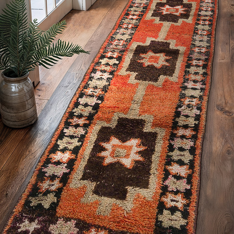 Vintage Anadolu Yolluk - 90 cm x 335 cm - K0057674