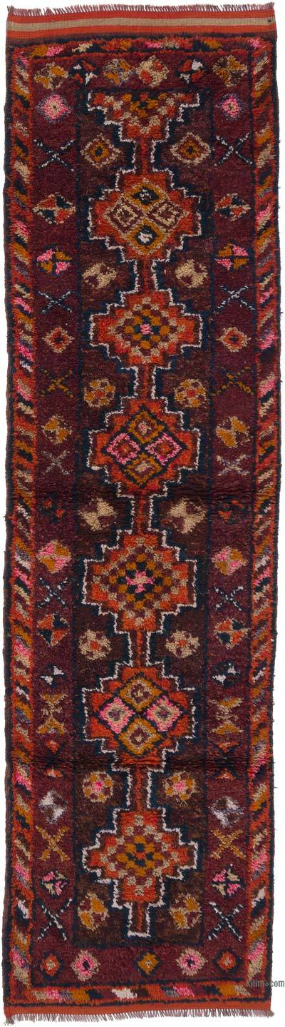 Vintage Tribal Runner Rug - 2' 10" x 10' 3" (34" x 123")