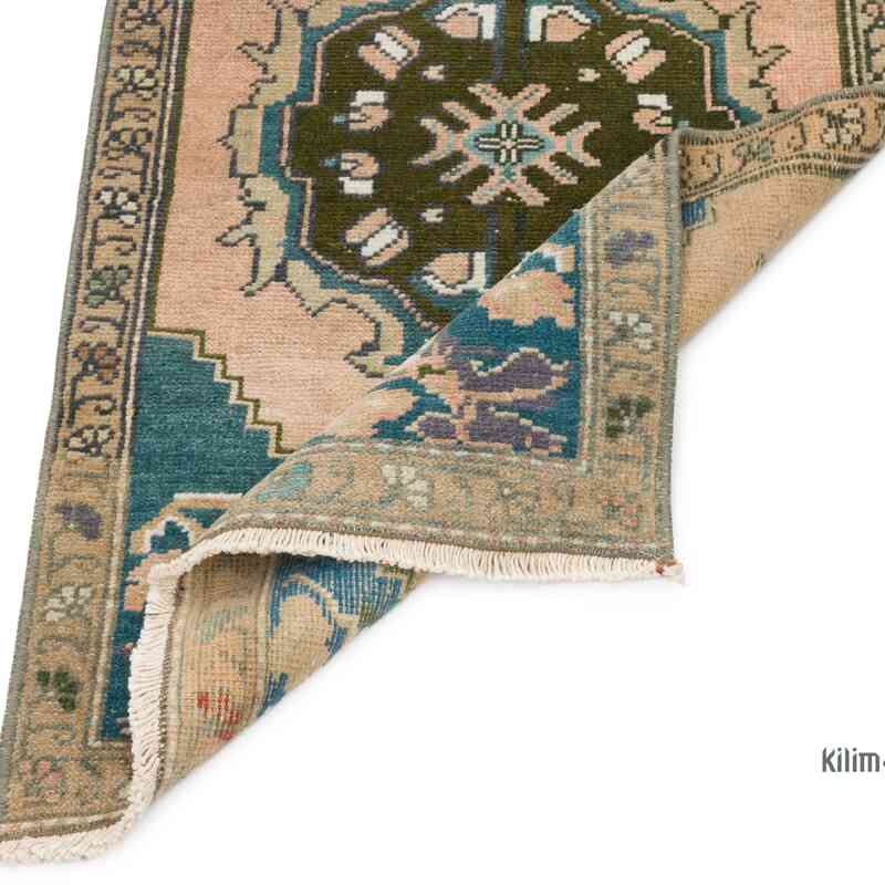 El Dokuma Vintage Halı - 54 cm x 100 cm - K0057683
