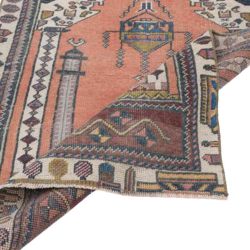 Alfombra Vintage Turca Anudada a Mano - 86 cm x 132 cm - K0057764