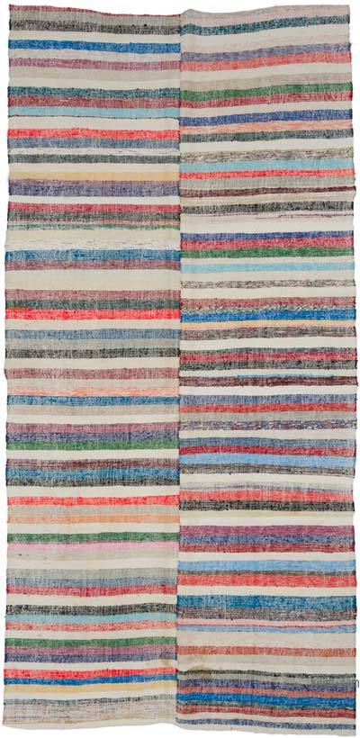 Vintage Turkish Pala Kilim (Chaput) - 5' 7" x 11' 7" (67" x 139")