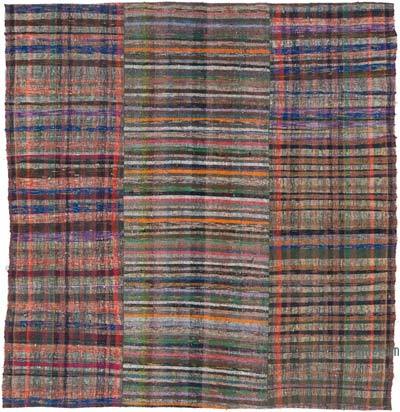 Vintage Turkish Pala Kilim (Chaput) - 7' 11" x 8' 2" (95" x 98")