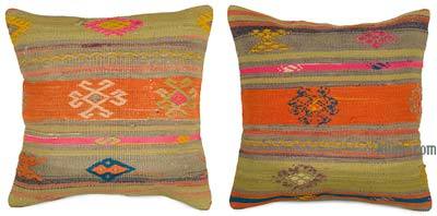 Kilim Yastık Kılıfları - 40 cm x 40 cm