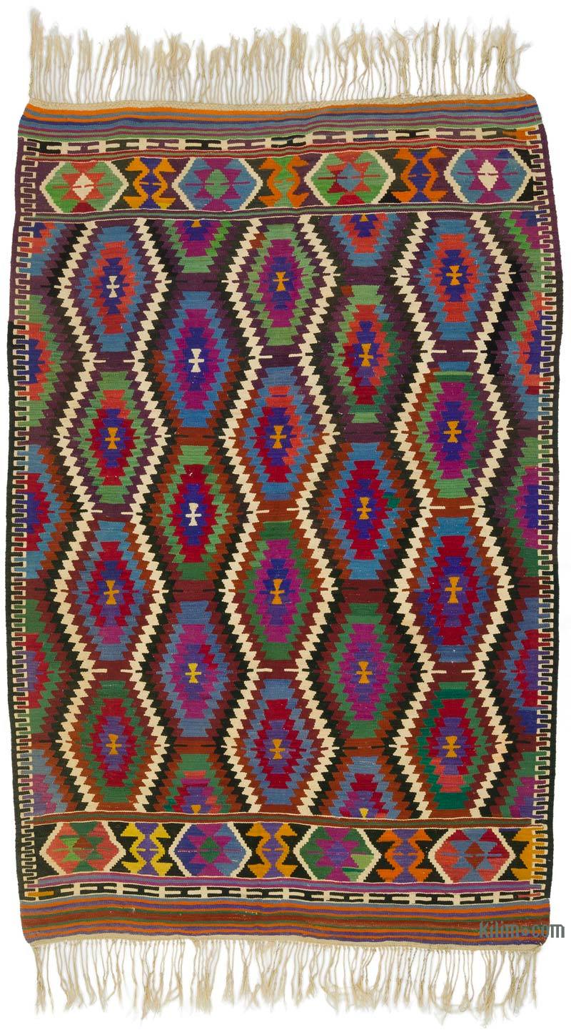 Çok Renkli Antalya Kilimi - 172 cm x 265 cm - K0058125