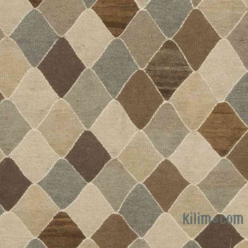 Kahverengi Yeni Kök Boya El Dokuma Kilim - 171 cm x 247 cm - K0058126