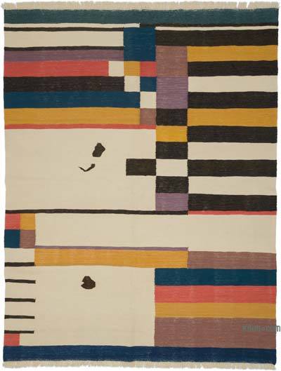 Multicolor Nueva Alfombra Turca Kilim - 188 cm x 243 cm