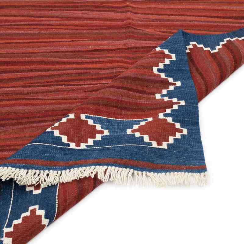 New Handwoven Turkish Kilim Rug - 4'  x 6' 1" (48" x 73") - K0058158