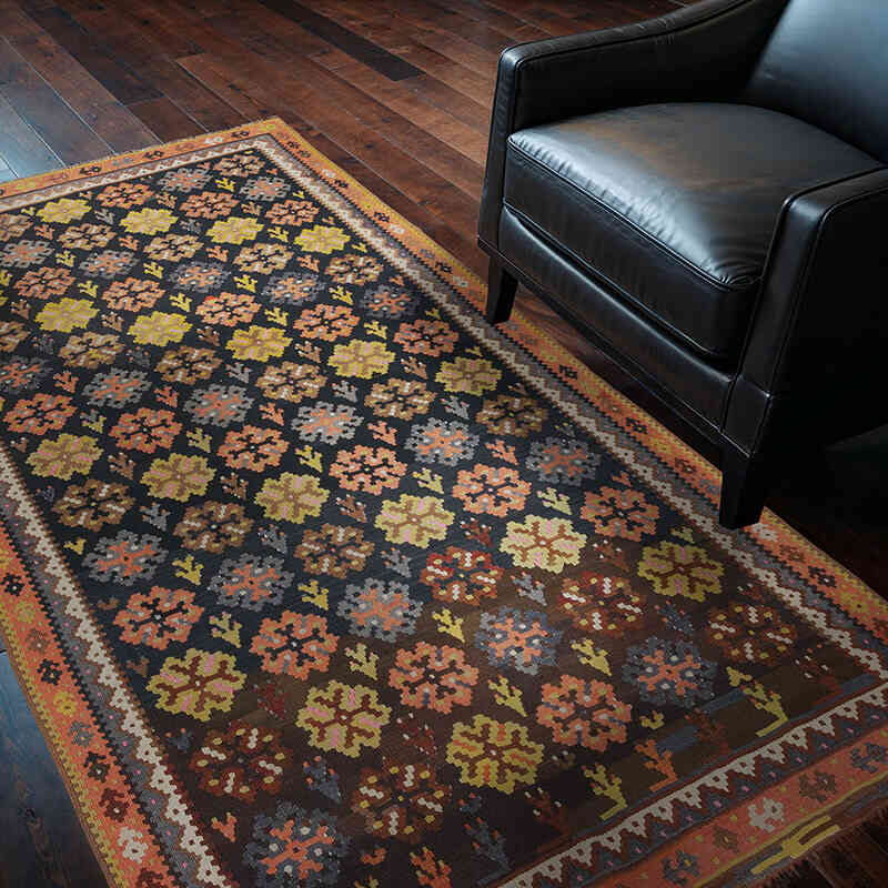 Vintage Bayburt Kilimi - 127 cm x 210 cm - K0058165