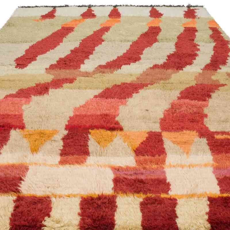 New Turkish Tulu Rug - 6' 4" x 10' 3" (76" x 123") - K0058172