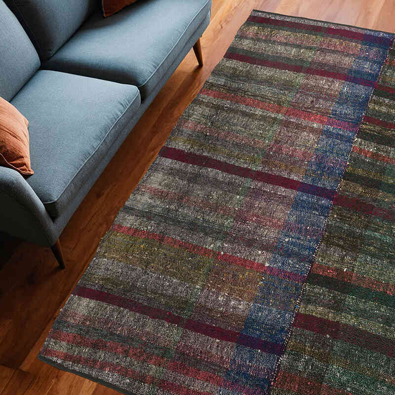 Vintage Anadolu Pala Kilimi (Çaput) - 200 cm x 256 cm - K0058180
