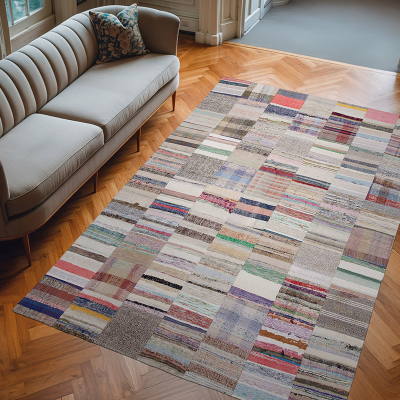 Alfombra Kilim De Retazos - 200 cm x 300 cm - K0058208