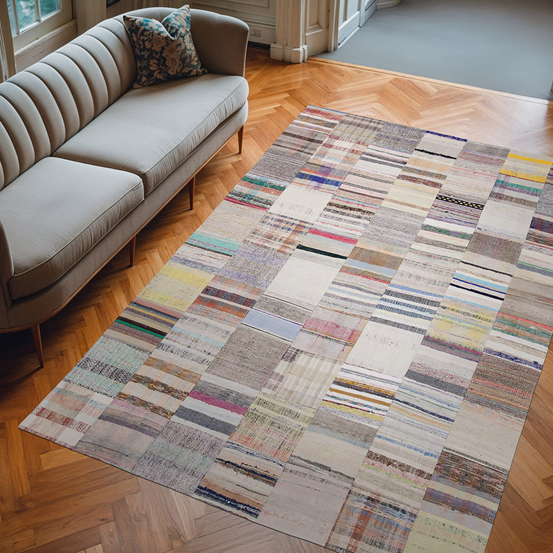 Patchwork Kilim Rug - 6' 7" x 9' 10" (79" x 118") - K0058225