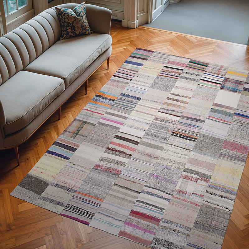 Patchwork Kilim Rug - 6' 7" x 9' 10" (79" x 118") - K0058267