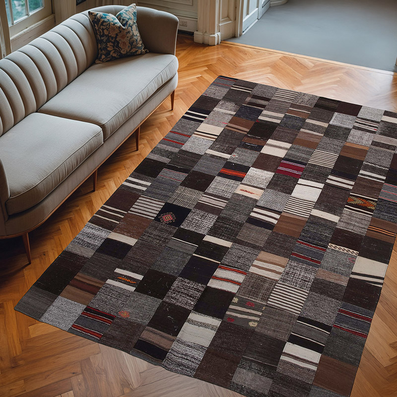 Anadolu Çaput Patchwork Kilim - 201 cm x 300 cm - K0058293