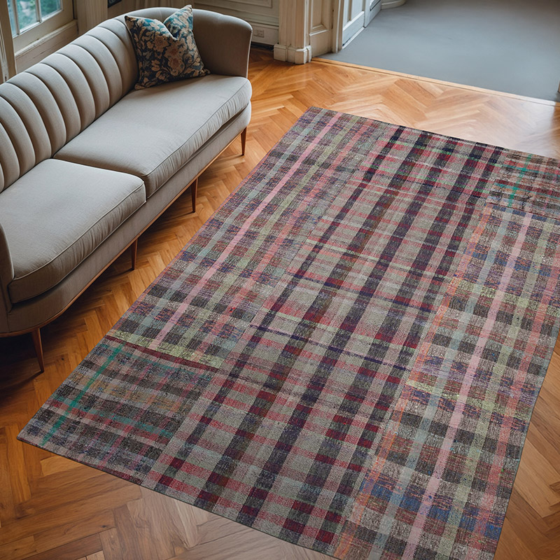 Alfombra Kilim De Retazos - 203 cm x 300 cm - K0058304