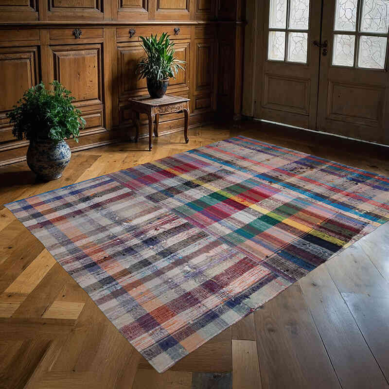 Alfombra Kilim De Retazos - 170 cm x 222 cm - K0058315