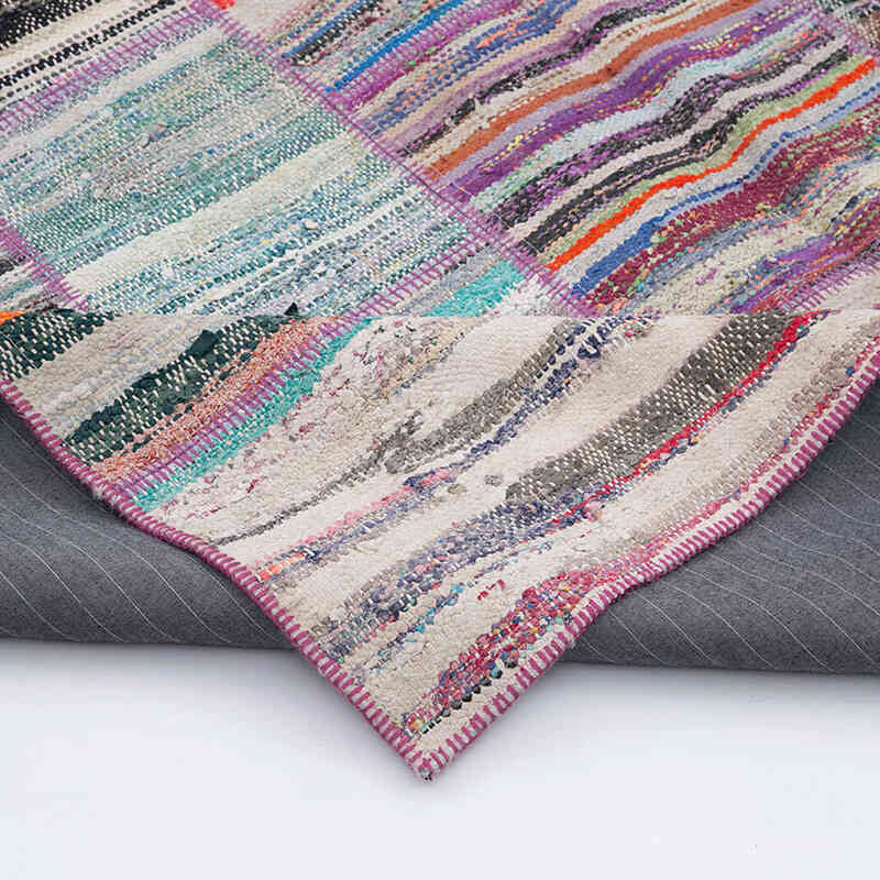 Patchwork Kilim Rug - 6' 7" x 7' 9" (79" x 93") - K0058319