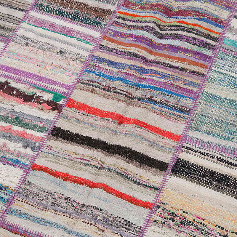 Patchwork Kilim Rug - 6' 7" x 7' 9" (79" x 93") - K0058319