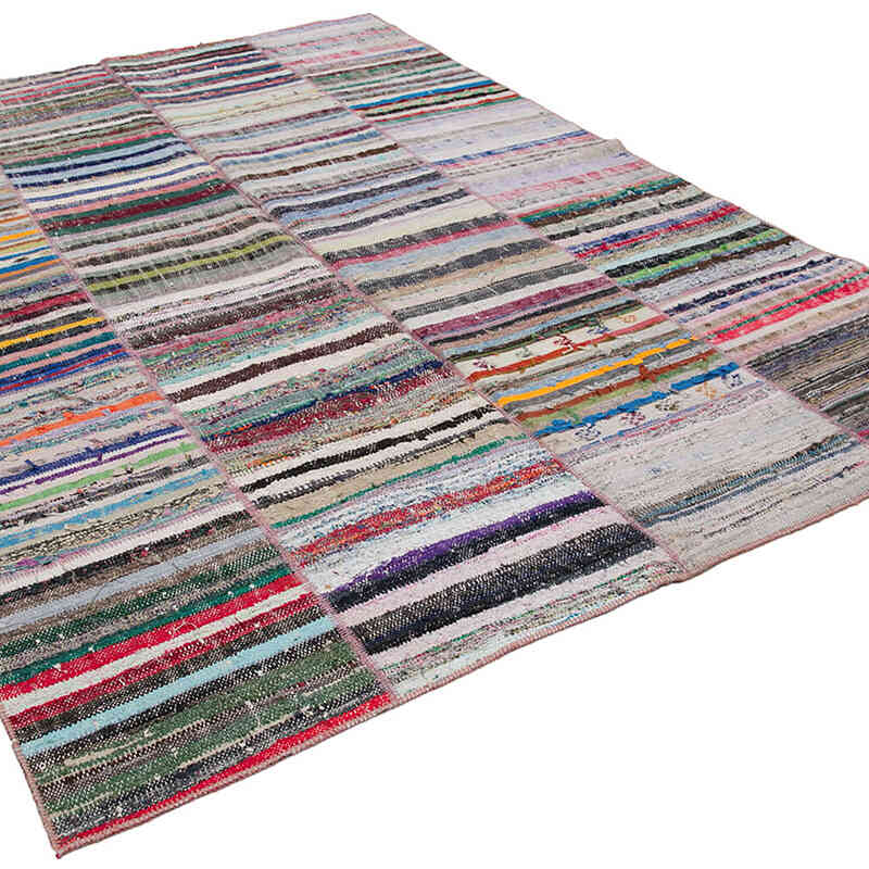 Alfombra Kilim De Retazos - 203 cm x 285 cm - K0058352