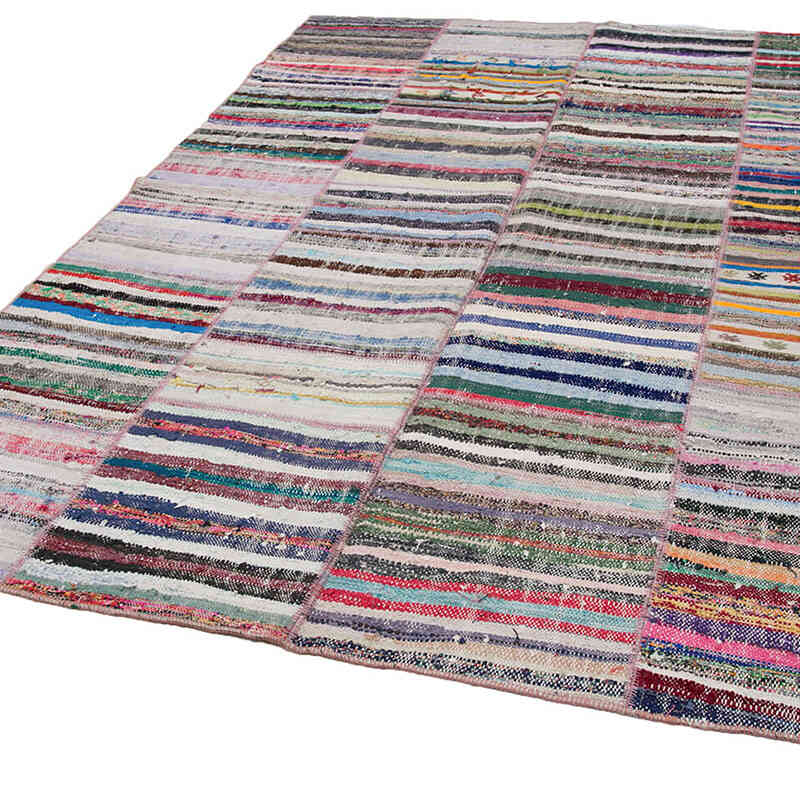 Alfombra Kilim De Retazos - 203 cm x 285 cm - K0058352