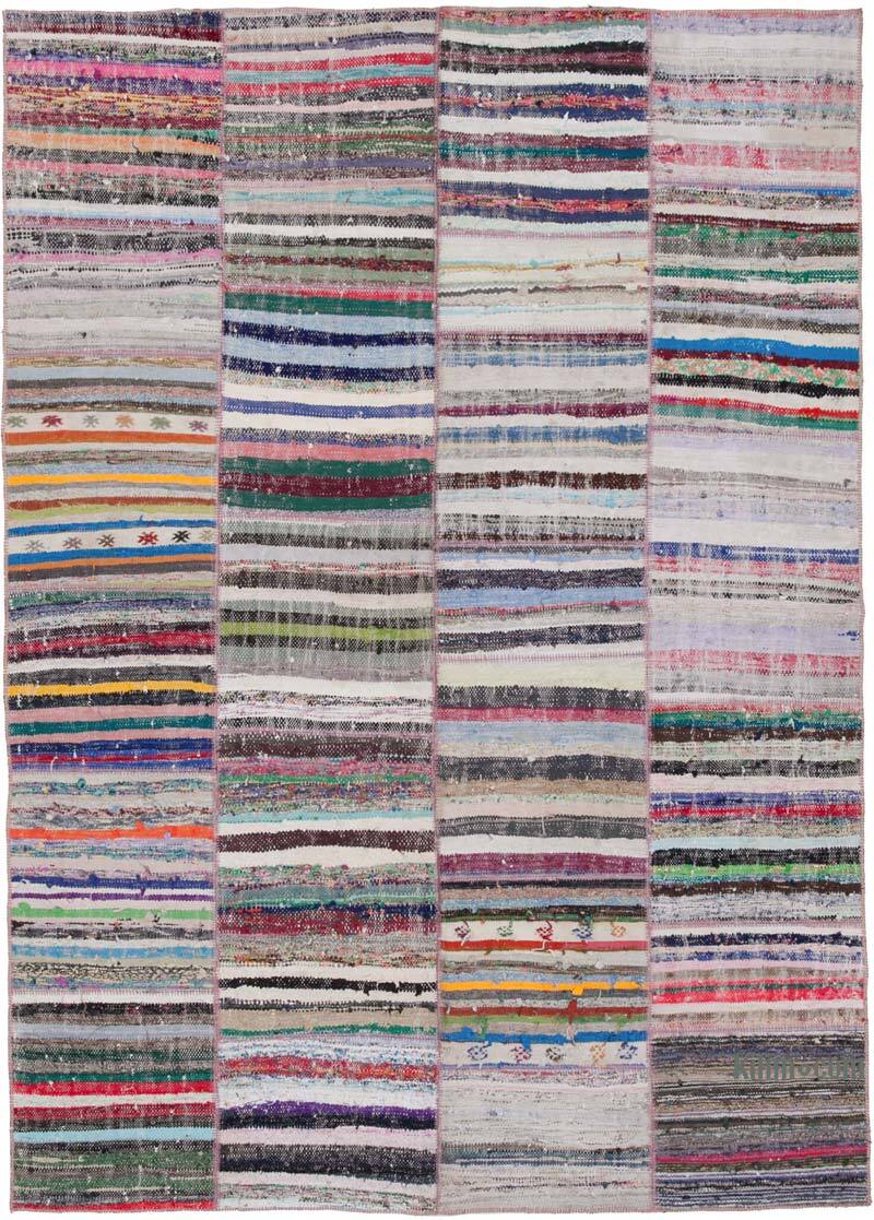Alfombra Kilim De Retazos - 203 cm x 285 cm - K0058352