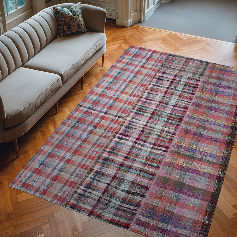 Anadolu Çaput Patchwork Kilim - 199 cm x 297 cm - K0058354