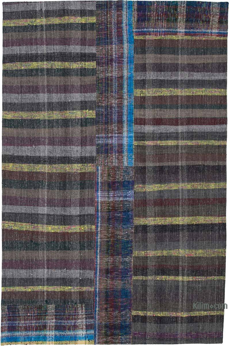 Multicolor Patchwork Kilim Rug - 6' 5" x 9' 10" (77" x 118") - K0058359