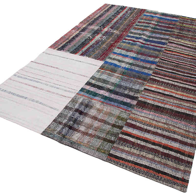Patchwork Kilim Rug - 6' 5" x 9' 10" (77" x 118") - K0058394