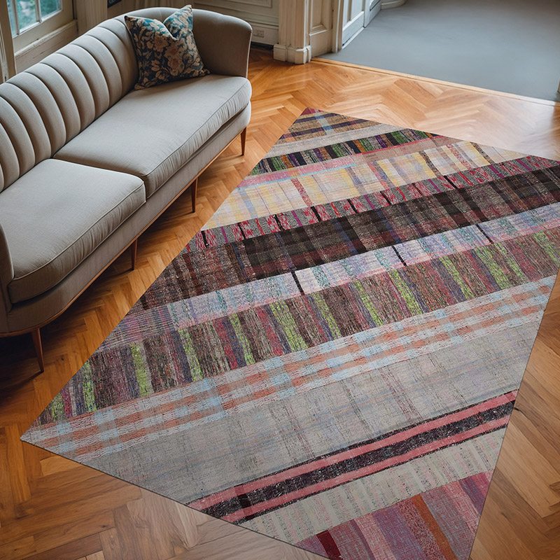 Alfombra Kilim De Retazos - 199 cm x 305 cm - K0058404